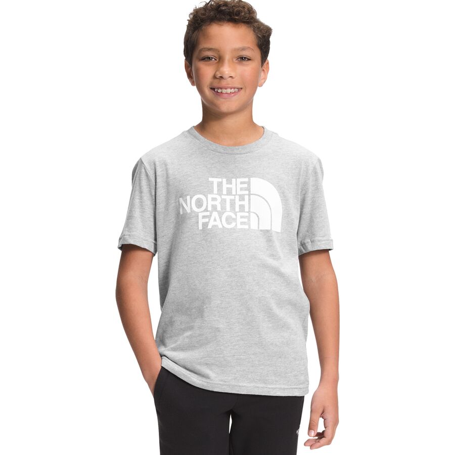 (取寄)ノースフェイス グラフィック Tシャツ - ショートスリーブ - ボーイズ The North Face Graphic T-Shirt - Short-Sleeve - Boys' TNF Light Grey Heather/TNF White/TNF White