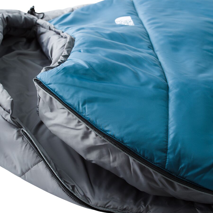 (取寄)ノースフェイス ワサッチ スリーピング バッグ 20F シンセティック The North Face Wasatch Sleeping Bag: 20F Synthetic Aegean Blue/Zinc Grey