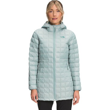 (取寄)ノースフェイス レディース サーモボール エコ インサレーテッド パーカー - ウィメンズ The North Face Women's ThermoBall Eco Insulated Parka - Women's Silver Blue