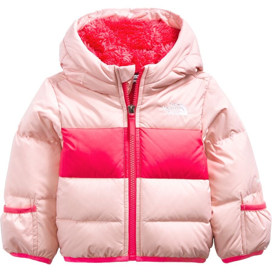 (取寄)ノースフェイス キッズ ムーンドギー 2.0 フーデット ダウン ジャケット - インファント ガールズ The North Face Kid's Moondoggy 2.0 Hooded Down Jacket - Infant Girls' Peach Pink/Paradise Pink