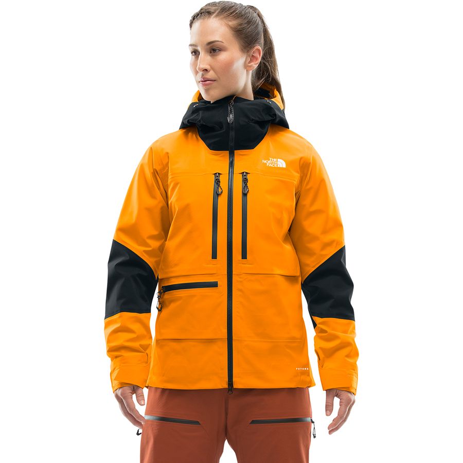 (取寄)ノースフェイス レディース サミット L5 ジャケット - ウィメンズ The North Face Women's Summit L5 Jacket - Women's Knockout Orange/Tnf Black