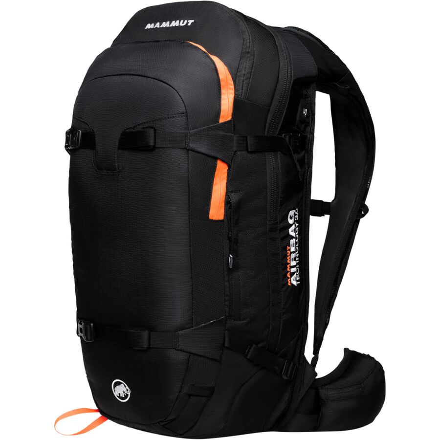(取寄)マムート プロ プロテクション 35-45L エアバッグ 3.0 バックパック Mammut Pro Protection 35-45L Airbag 3.0 Backpack Black/Vibrant Orange