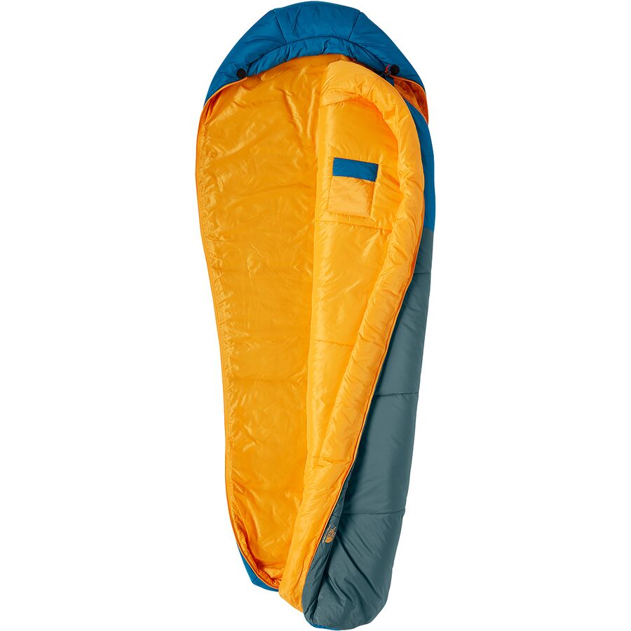 (取寄)ノースフェイス ワサッチ プロ 20 スリーピング バッグ 20F シンセティック The North Face Wasatch Pro 20 Sleeping Bag: 20F Synthetic Banff Blue/Goblin Blue