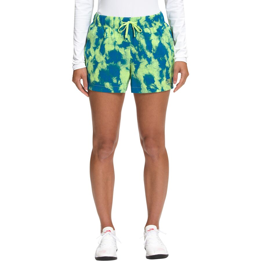 (取寄)ノースフェイス レディース クラス V プリンテッド ショート - ウィメンズ The North Face Women's Class V Printed Short - Women's Sharp Green Retro Dye Print