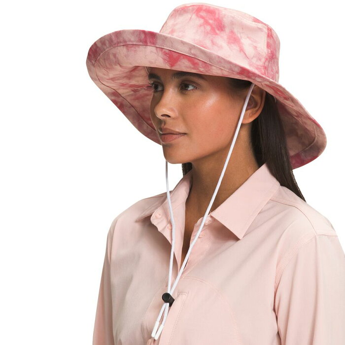 (取寄)ノースフェイス レディース リサイクル 66 ブリマー ハット - ウィメンズ The North Face Women's Recycled 66 Brimmer Hat - Women's Slate Rose Dye Texture Small Print