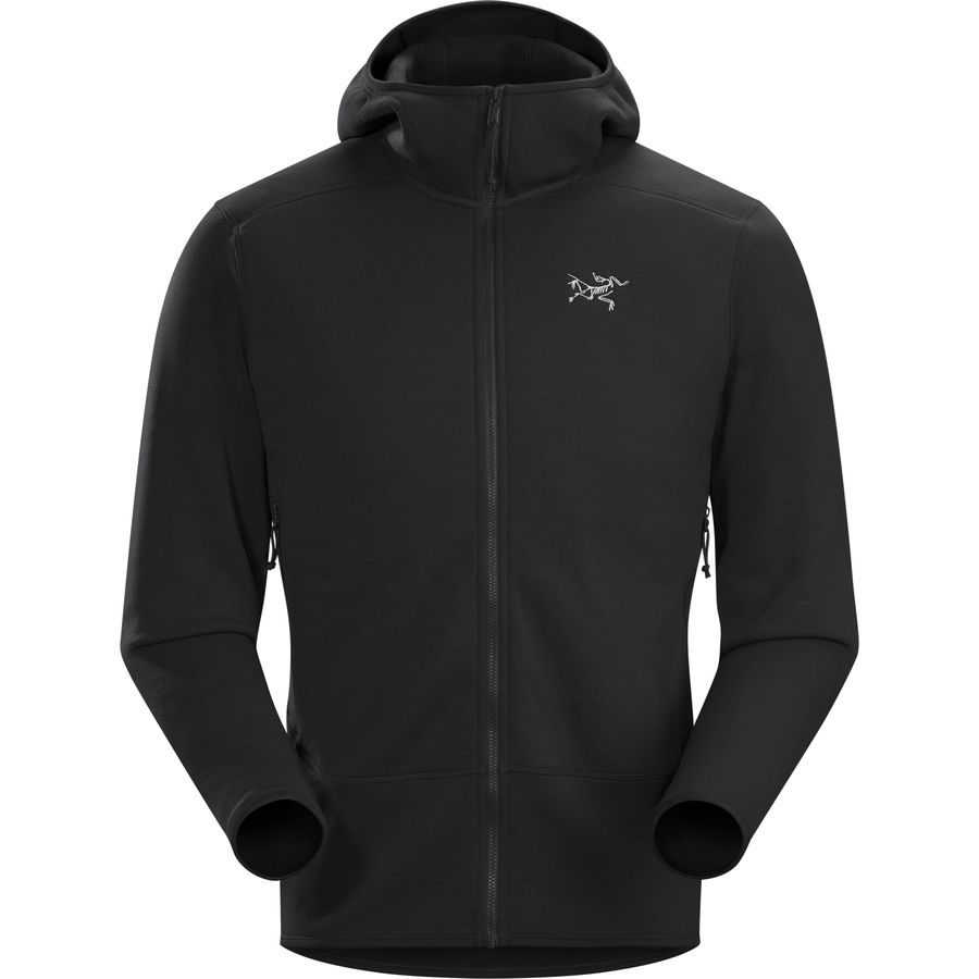 (取寄)アークテリクス カイヤナイト フーデット フリース ジャケット - メンズ Arc'teryx Kyanite Hooded Fleece Jacket - Men's Black