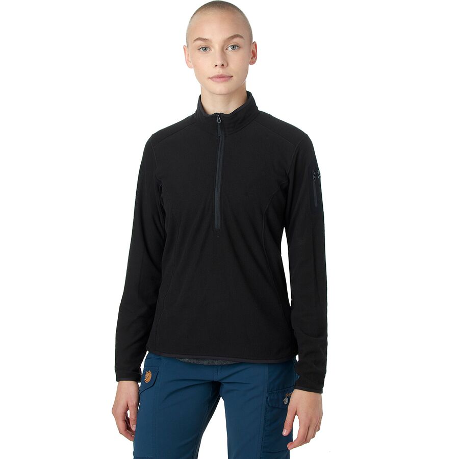 (取寄)アークテリクス レディース デルタ LT フリース ハーフジップ プルオーバー - ウィメンズ Arc'teryx Women's Delta LT Fleece 1/2-Zip Pullover - Women's Black