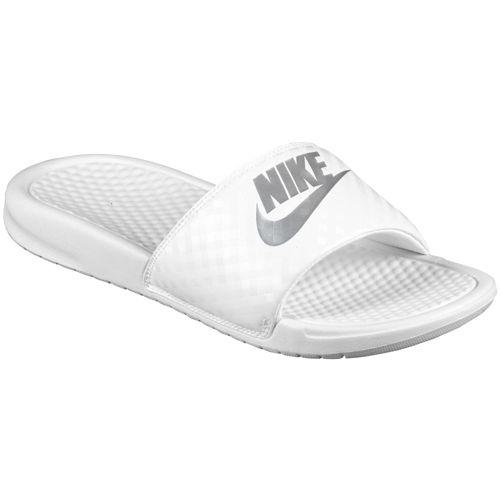 NIKE ナイキ サンダル ベナッシ スライド Nike Benassi JDI Slide White Metallic Silver 送料無料