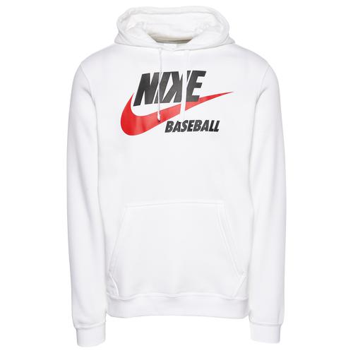 (取寄)ナイキ メンズ クラブ フリース フューチュラ ベースボール フーディ Nike Men's Club Fleece Futura Baseball Hoodie White University Red