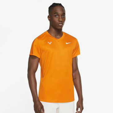 (取寄)ナイキ メンズ ラファ ドライフィット チャレンジャー SS テニス トップ Nike Men's Rafa Dri-FIT Challenger SS Tennis Top Magma Orange Royal Blue