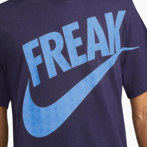 (取寄)ナイキ メンズ ヤニス ドライフィット Tシャツ Nike Men's Giannis Dri-FIT T-Shirt Blackened Blue