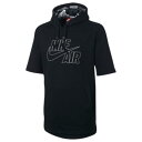 (取寄)Nike ナイキ メンズ パーカー エア ショート スリーブ フーディ Nike Men's Air Short Sleeve Hoodie Black