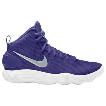 (取寄)Nike ナイキ レディース リアクト ハイパーダンク 2017 ミッド Nike Women's React Hyperdunk 2017 Mid Court Purple Metallic Silver White