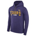(取寄)Nike ナイキ メンズ パーカー カレッジ サイドライン グリッドアイロン プルオーバー フーディ Nike Men's College Sideline Gridiron Pullover Hoodie Purple