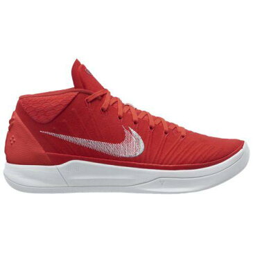 (取寄)Nike ナイキ メンズ スニーカー バッシュ コービー A.D. バスケットシューズ Nike Men's Kobe A.D. University Red Metallic Silver White