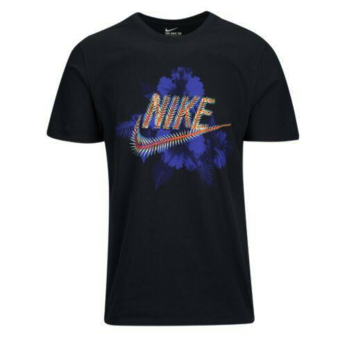 ナイキ メンズ 半袖Tシャツ グラフィック Tシャツ ブラック 黒 Nike Men 039 s Graphic T-Shirt Black Multi 送料無料