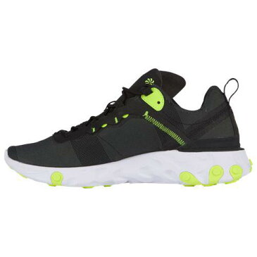 (取寄)ナイキ メンズ リアクト エレメント 55 Nike Men's React Element 55 Black Volt Cool Grey White