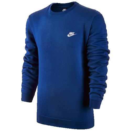 (取寄)ナイキ メンズ クラブ フリース クルー Nike Men's Club Fleece Crew Indigo Force White