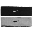 (取寄)ナイキ メンズ ドライフィット ホーム & アウェイ ヘッドバンド Nike Men's Dri-Fit Home &amp; Away Headband Black Base Grey