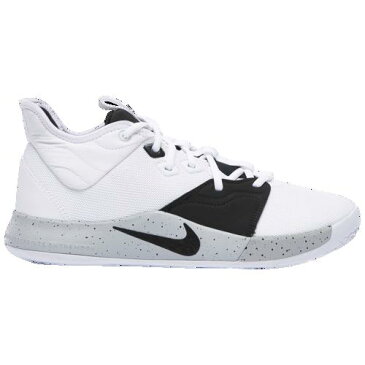 (取寄)ナイキ メンズ バッシュ PG 3 ポールジョージ バスケットボール シューズ Nike Men's PG 3 White Black Wolf Grey