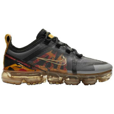 【クーポンで最大2000円OFF】(取寄)ナイキ レディース エア ヴェイパーマックス 2019 Nike Women's Air VaporMax 2019 Black Pale Vanilla Brt Crimson Univ Gold