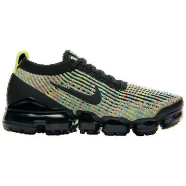 【クーポンで最大2000円OFF】(取寄)ナイキ レディース エア ヴェイパーマックス フライニット 3 Nike Women's Air VaporMax Flyknit 3 Black Black Volt Blue Lagoon Racer Pink