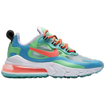 【クーポンで最大2000円OFF】(取寄)ナイキ レディース エア マックス 270 リアクト Nike Women's Air Max 270 React Electro Green Flash Crimson Blue Lagoon Jade