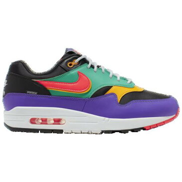 (取寄)ナイキ メンズ エア マックス 1 Nike Men's Air Max 1 Black Flash Crimson Kinetic Green