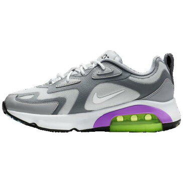 (取寄)ナイキ レディース エア マックス 200 Nike Women's Air Max 200 Pure Platinum White Cool Grey Wolf Grey Purple