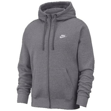 (取寄)ナイキ パーカー メンズ クラブ フルジップ フーディ Nike Men's Club Full-Zip Hoodie Charcoal Heather Anthracite White 送料無料