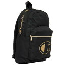 (取寄)チャンピオン スーパーサイズ ノベルティー バックパック Champion Supercize Novelty Backpack Black Gold