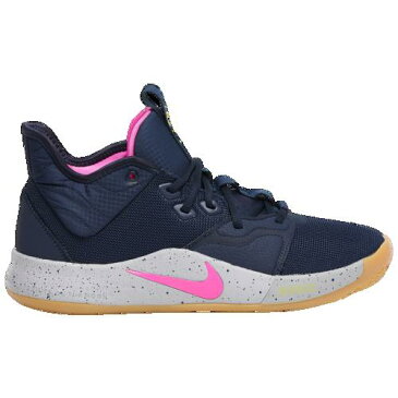 (取寄)ナイキ メンズ バッシュ PG 3 ポールジョージ バスケットボール シューズ Nike Men's PG 3 Obsidian Pink Blast Wolf Grey Chrome