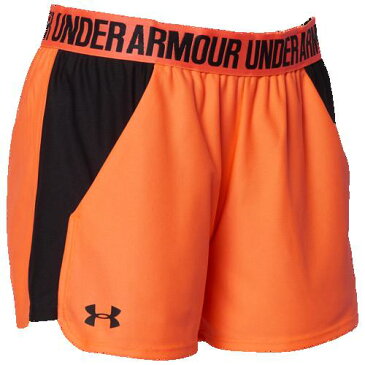 【クーポンで最大2000円OFF】(取寄)アンダーアーマー レディース プレイ アップ ショーツ 2.0 Underarmour Women's Play Up Shorts 2.0 Peach Plasma Black