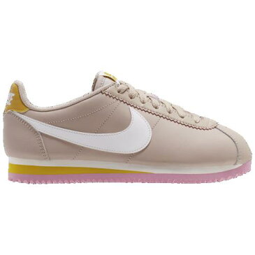 【エントリーでポイント5倍】(取寄)ナイキ レディース スニーカー クラシック コルテッツ Nike Women's Classic Cortez Fossil Stone White Saffron Quartz