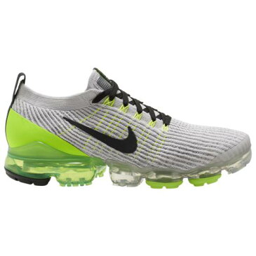 (取寄)ナイキ メンズ エア ヴェイパーマックス フライニット 3 Nike Men's Air Vapormax Flyknit 3 Vast Grey Off Noir Electric Green White