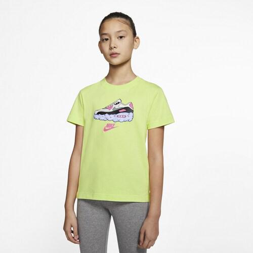 (取寄)ナイキ ガールズ NSW エアマックス 90 Tシャツ - ガールズ グレード スクール Nike Girls NSW Air Max 90 T-Shirt - Girls' Grade School Limelight
