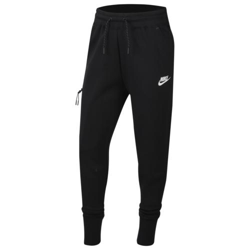 (取寄)ナイキ パーカー ガールズ 女の子 NSW テック フリース パンツ - ガールズ グレード スクール Nike Girls NSW Tech Fleece Pant - Girls' Grade School Black White 送料無料