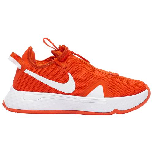 春夏新色 取寄 ナイキ ボーイズ シューズ Pg 4 ボーイズ グレード スクール Nike Boys Shoes Pg 4 Boys Grade School Team Orange White White ジェットラグ店 Exitussistemas Com Br