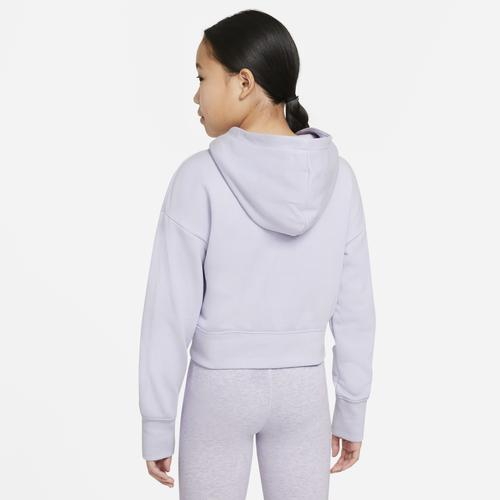 (取寄)ナイキ ガールズ NSW エア FT クロップ フーディ - ガールズ グレード スクール Nike Girls NSW Air FT Crop Hoodie - Girls' Grade School Purple Chalk