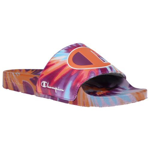 (取寄)チャンピオン レディース シューズ タイ ダイ スライド Champion Women's Shoes Tie Dye Slide Purple Orange Blue