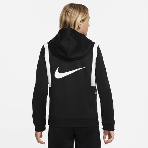 (取寄)ナイキ ボーイズ テック フリース エリート フルジップ フーディ - ボーイズ グレード スクール Nike Boys Tech Fleece Elite Full-Zip Hoodie - Boys' Grade School Black Black White