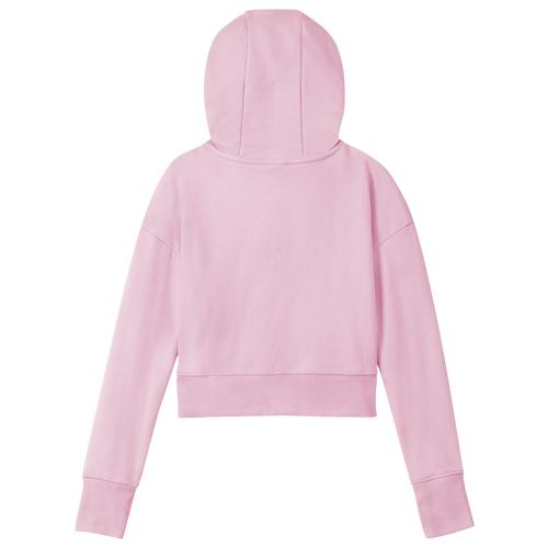 (取寄)ナイキ ガールズ HBR クロップ フィット フーディ - ガールズ グレード スクール Nike Girls HBR Crop Fit Hoodie - Girls' Grade School Pink White