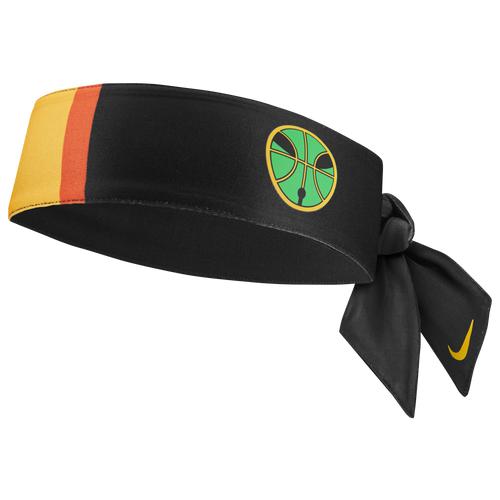 NIKE ナイキ ヘッドバンド メンズ レディース ヘアバンド ロズウェル レイガンズ ヘッド タイ 黒 ROSWELL RAYGUNS Nike Men 039 s Rayguns Head Tie Black University Gold Stadium Green