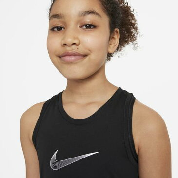 (取寄)ナイキ ガールズ ドライフィット ワン タンク GX - ガールズ グレード スクール Nike Girls Dri-FIT One Tank GX - Girls' Grade School Black White