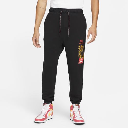 (取寄)ジョーダンメンズエッセンシャルマウンテンサイドグラフィックパンツJordanMen'sEssentialMountainsideGraphicPantsBlackRed