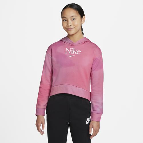 (取寄)ナイキ ガールズ FT プルオーバー フーディ - ガールズ グレード スクール Nike Girls FT Pullover Hoodie - Girls' Grade School Pink White