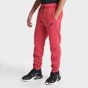 (取寄) ナイキ ボーイズ テック フリース ジョガーパンツ Nike Tech Fleece Jogger Pants light university red heather/black/black FD3287_672