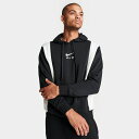 (取寄) ナイキ メンズ エアー レトロ スウォッシュ フリース プルオーバー ブーディ Men's Nike Air Retro Swoosh Fleece Pullover Hoodie black/black/summit white FN7691_010