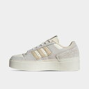 (取寄) アディダス スニーカー レディース フォーラム ボネガ カジュアル シューズ 大きいサイズ adidas Originals Men's Forum Bonega Casual Shoes white/sand strata/off white IG0280_100