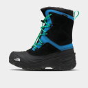(取寄) ノースフェイス ブーツ リトルキッズ アルペングロー V ウィンター ブーツ Little Kids' The North Face Alpenglow V Winter Boots optic blue/tnf black F0A5LXFP_430